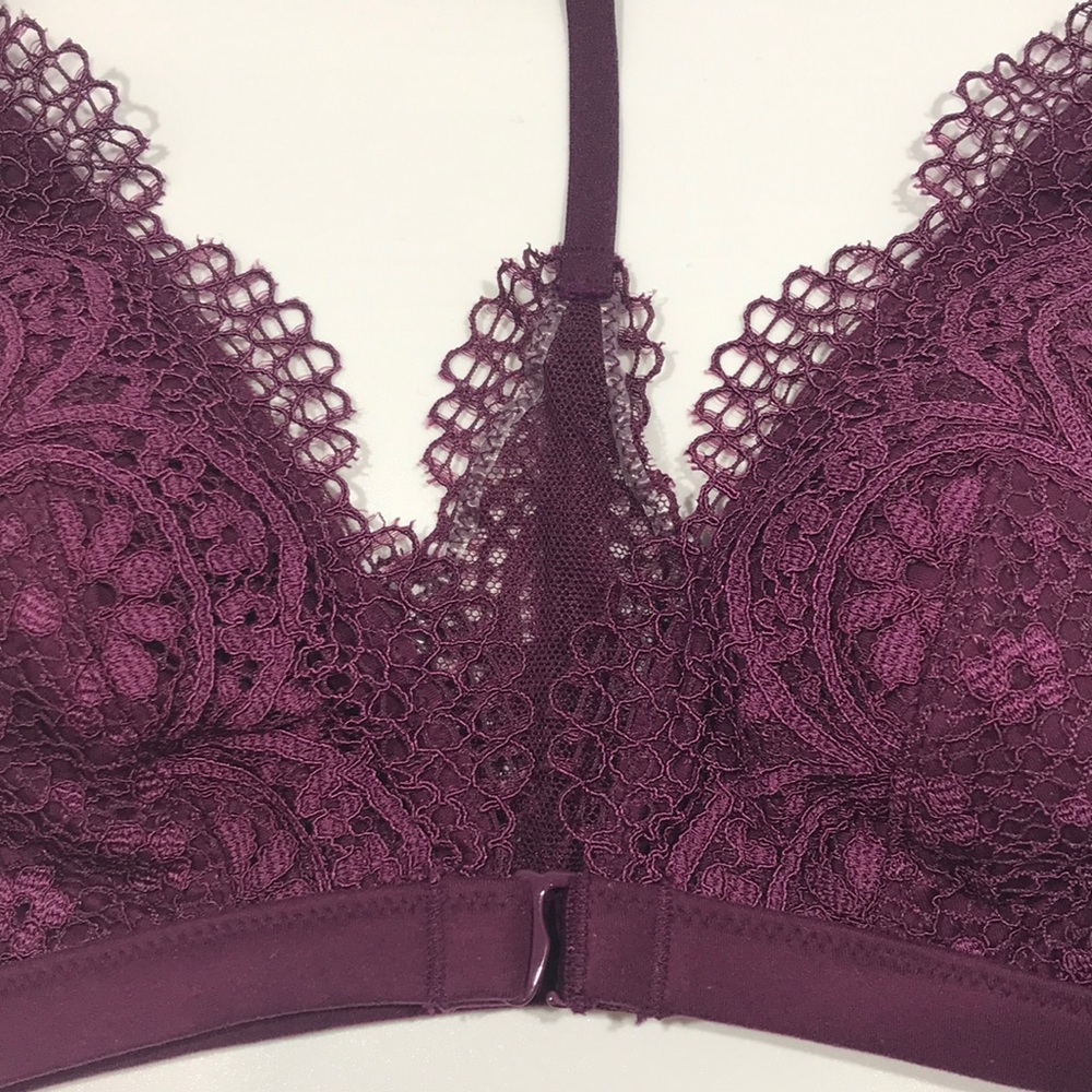 Victoria’s Secret Front Close Bralette Purple - Picture 15 of 16
